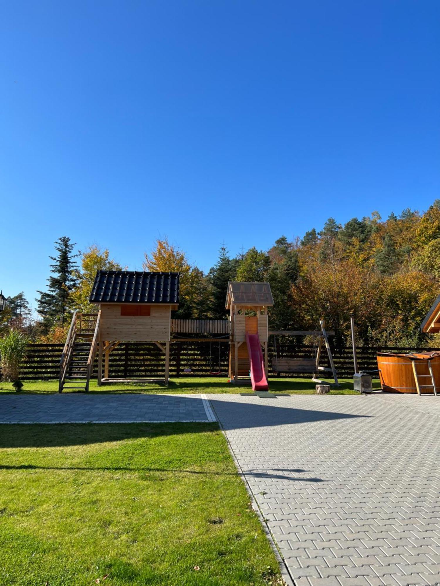 Ferienwohnung Dom Na Borowkowym Wzgorzu Palesnica Exterior foto
